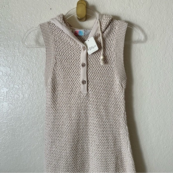 New Free People Ainsley Sweater Mini dress size XS - Picture 4 of 10